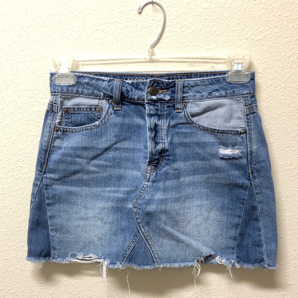AEO denim skirt